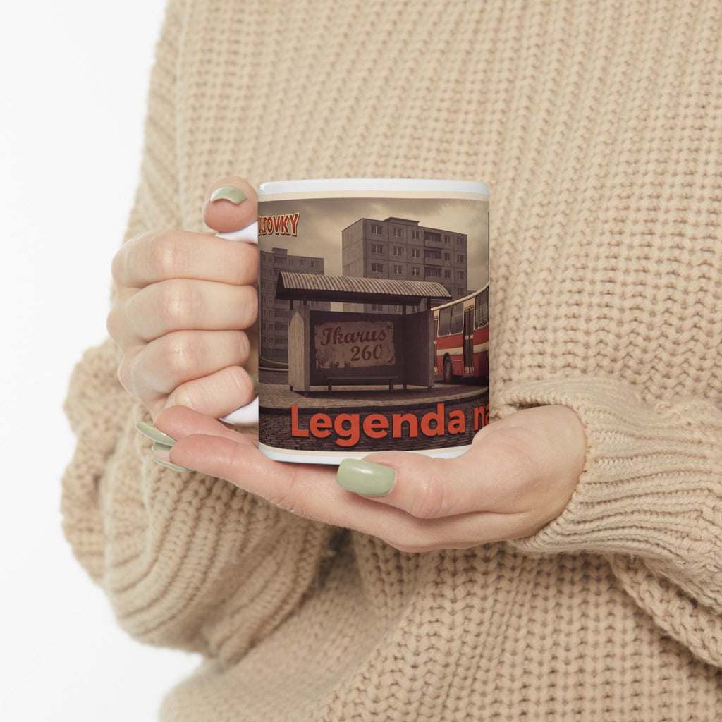 Kultovky: Legenda na kolech (Ikarus 260) — Retro keramický hrnček