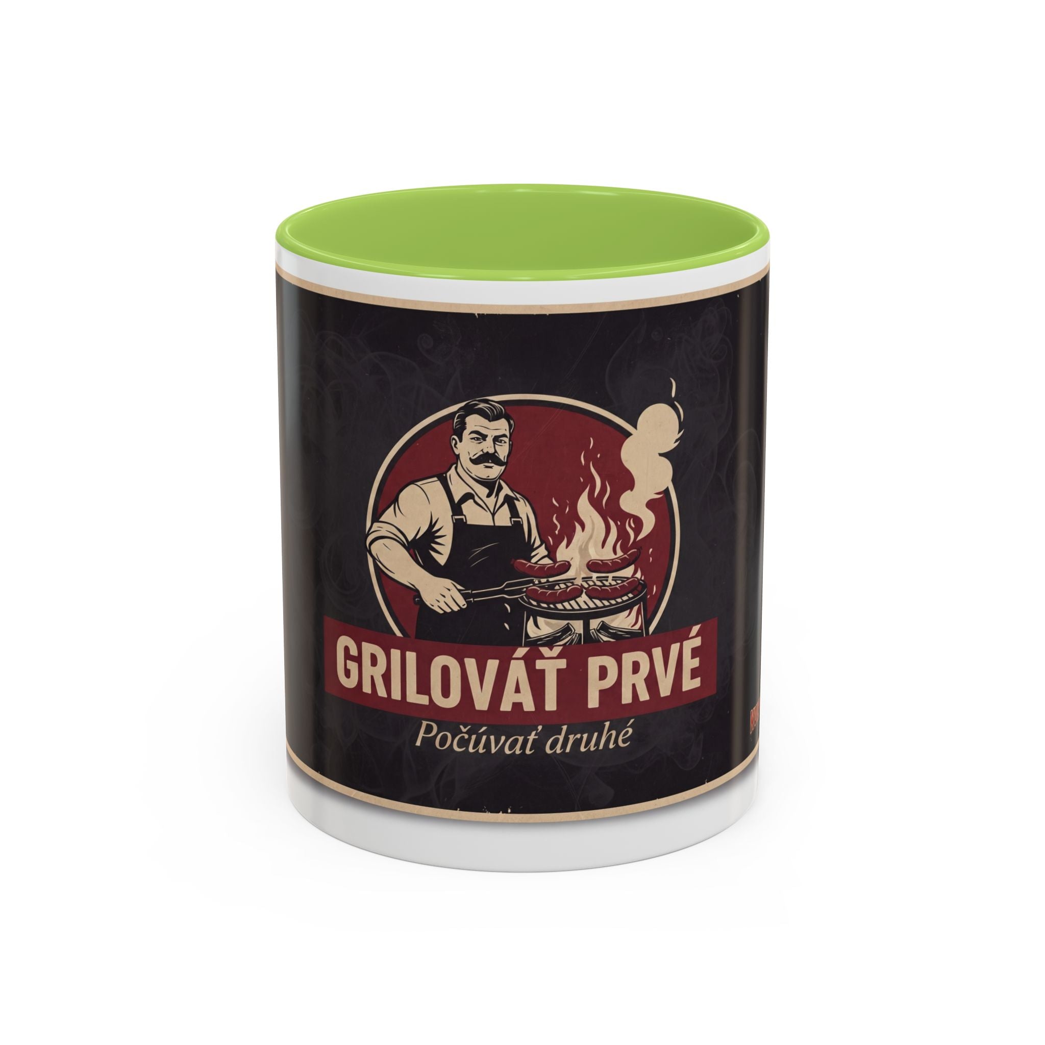 Kultovky: Grilovať prvé — Retro keramický hrnček