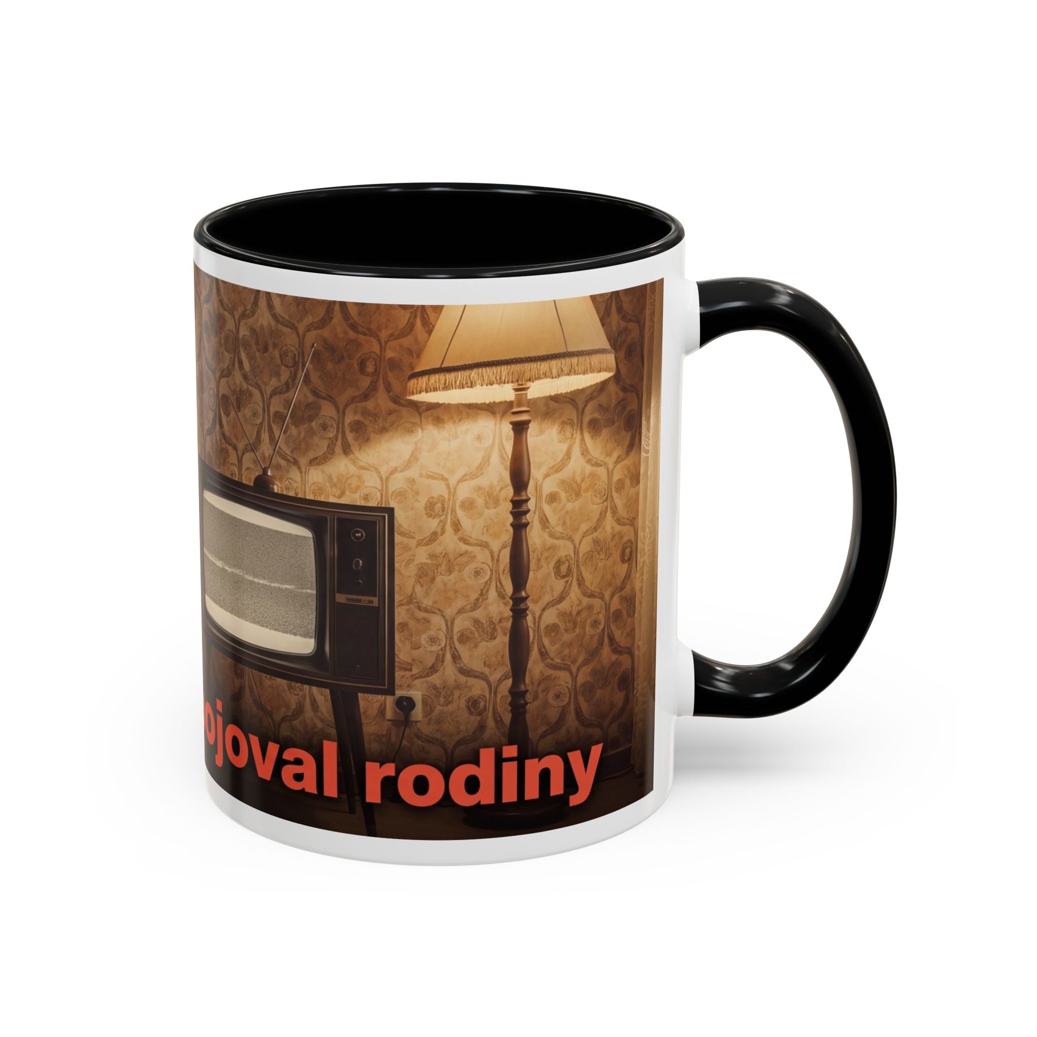 Kultovky: Obraz, který spojoval rodiny (Tesla) — Retro keramický hrnek