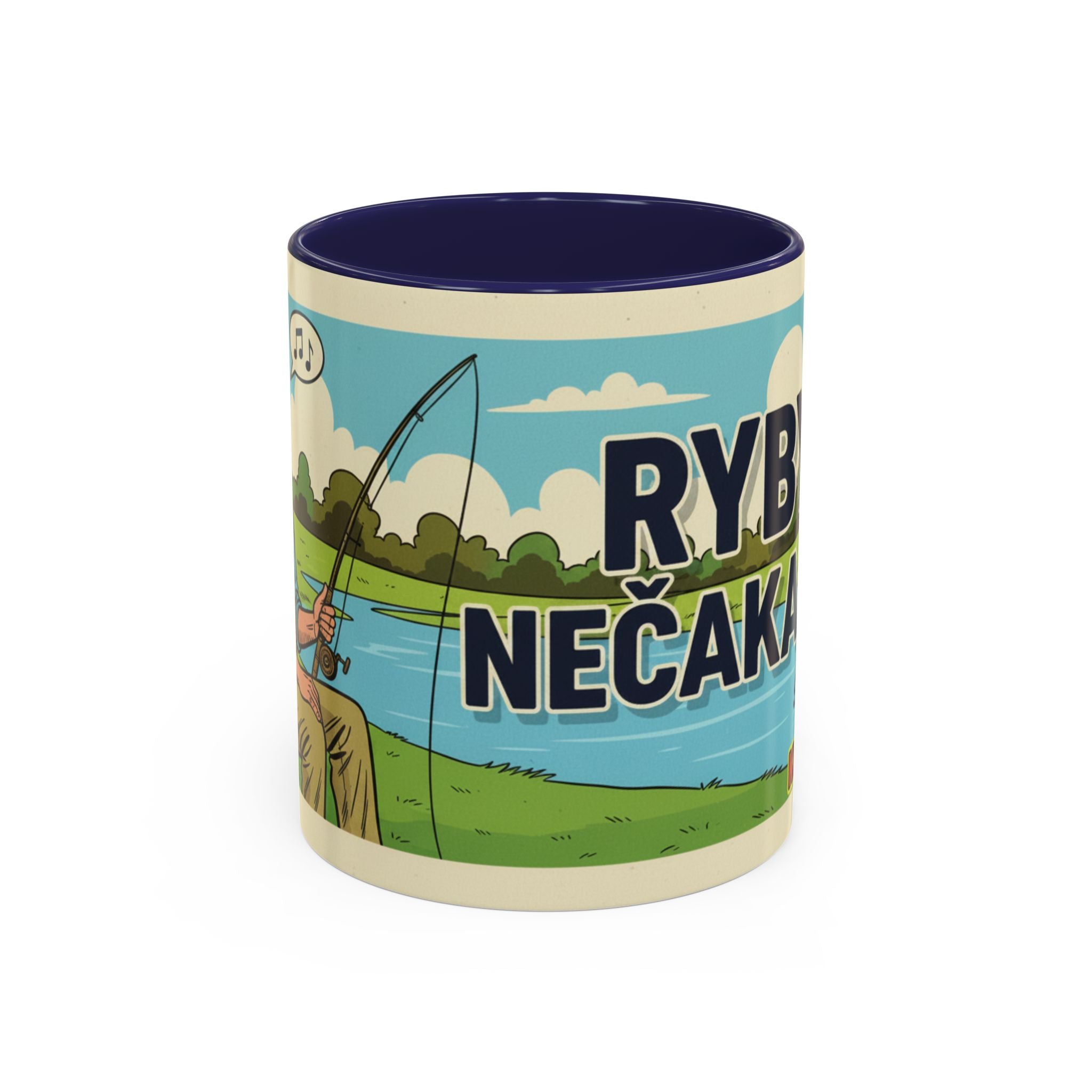 Kultovky: Ryby nečakajú — Retro keramický hrnček