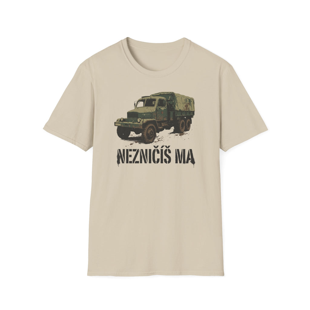 Nezničíš ma — Retro vojenské tričko
