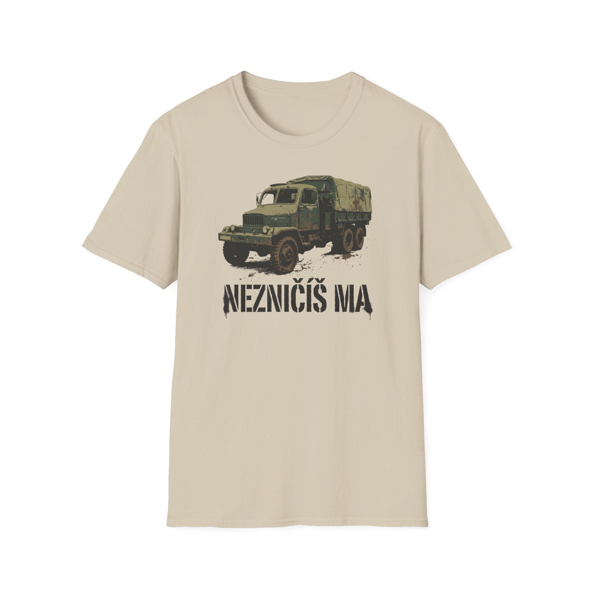 Nezničíš ma — Retro vojenské tričko
