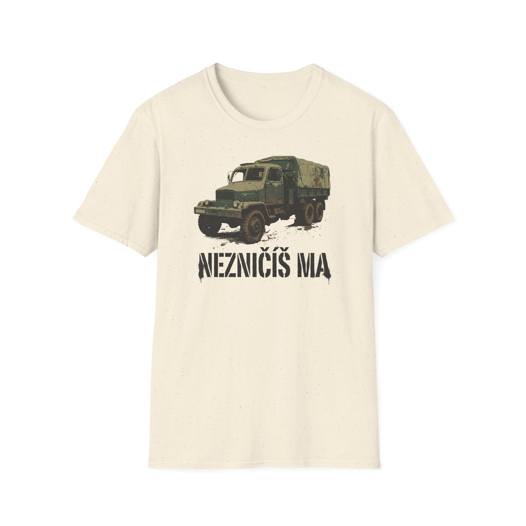 Nezničíš ma — Retro vojenské tričko