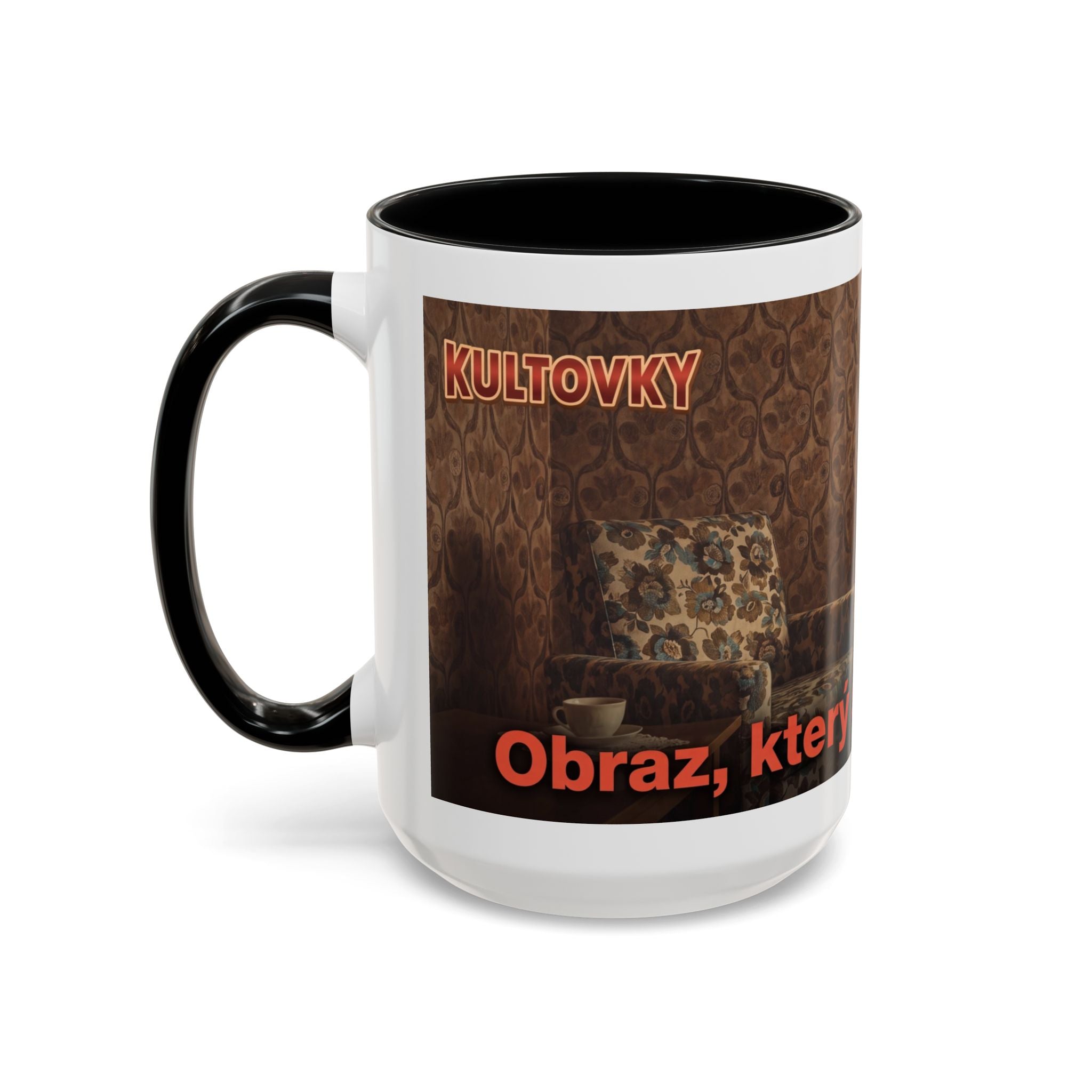 Kultovky: Obraz, který spojoval rodiny (Tesla) — Retro keramický hrnek