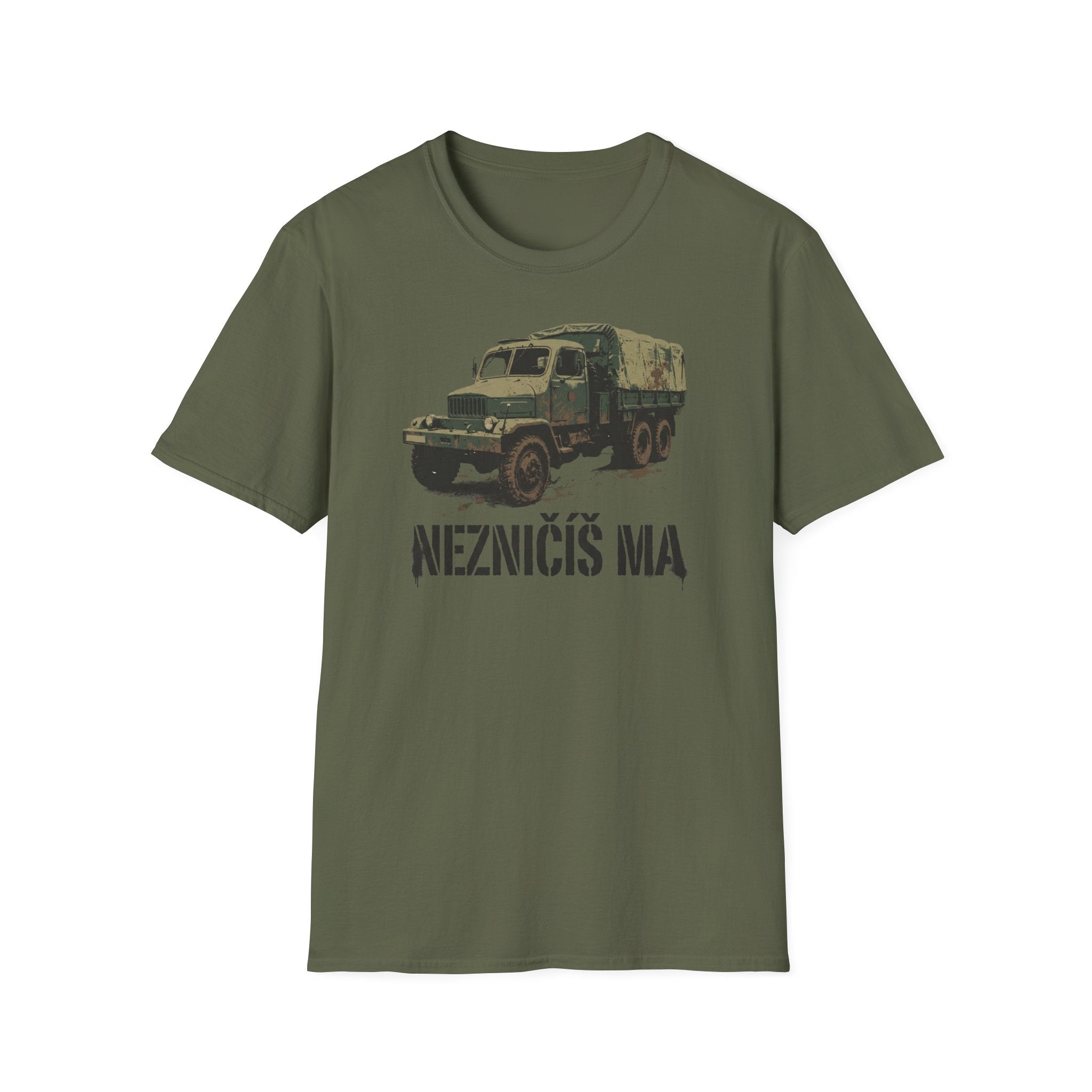 Nezničíš ma — Retro vojenské tričko