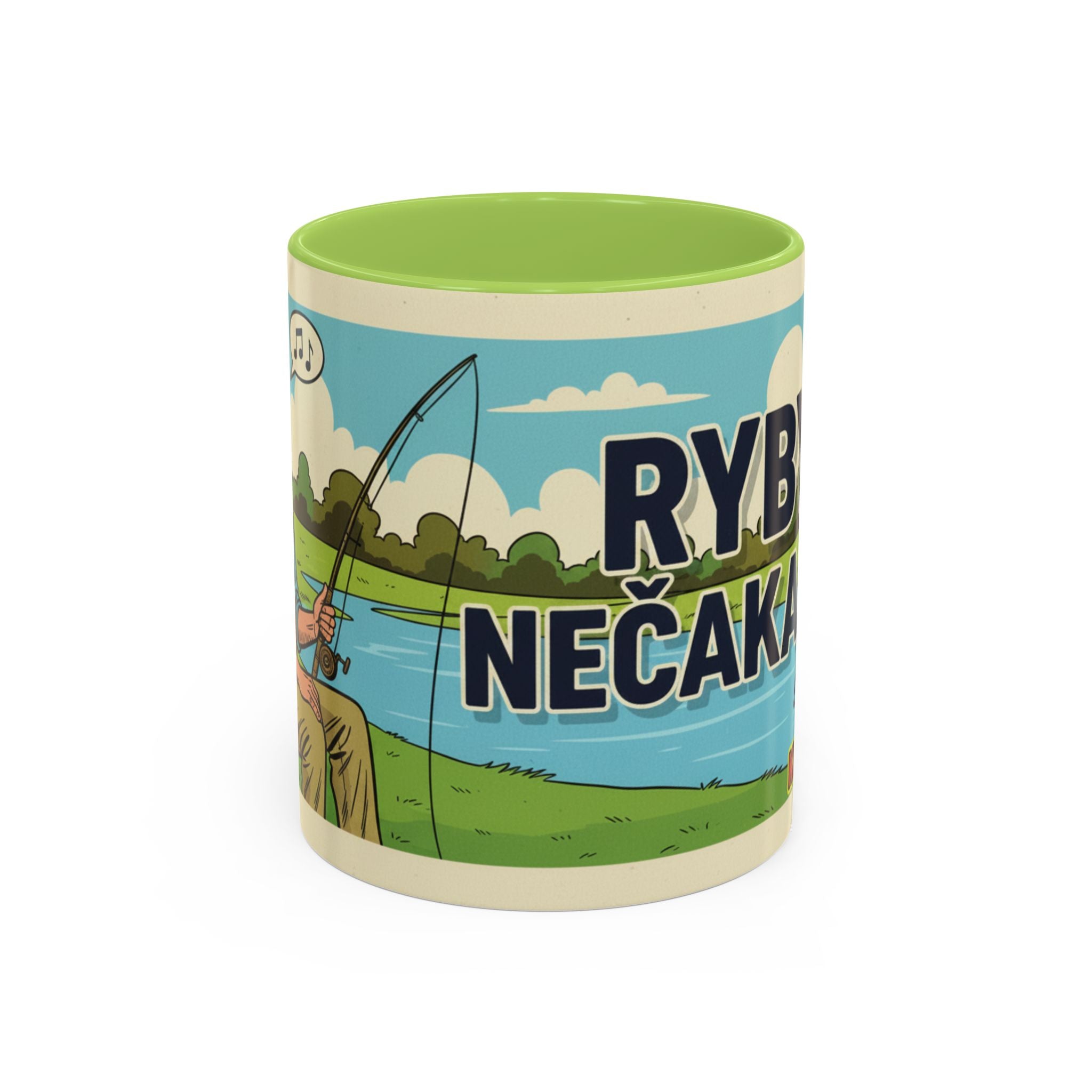 Kultovky: Ryby nečakajú — Retro keramický hrnček