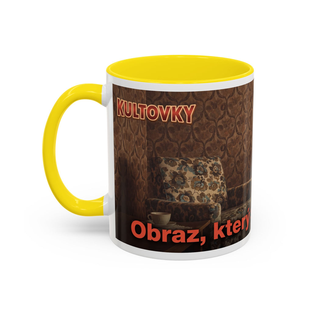 Kultovky: Obraz, který spojoval rodiny (Tesla) — Retro keramický hrnek