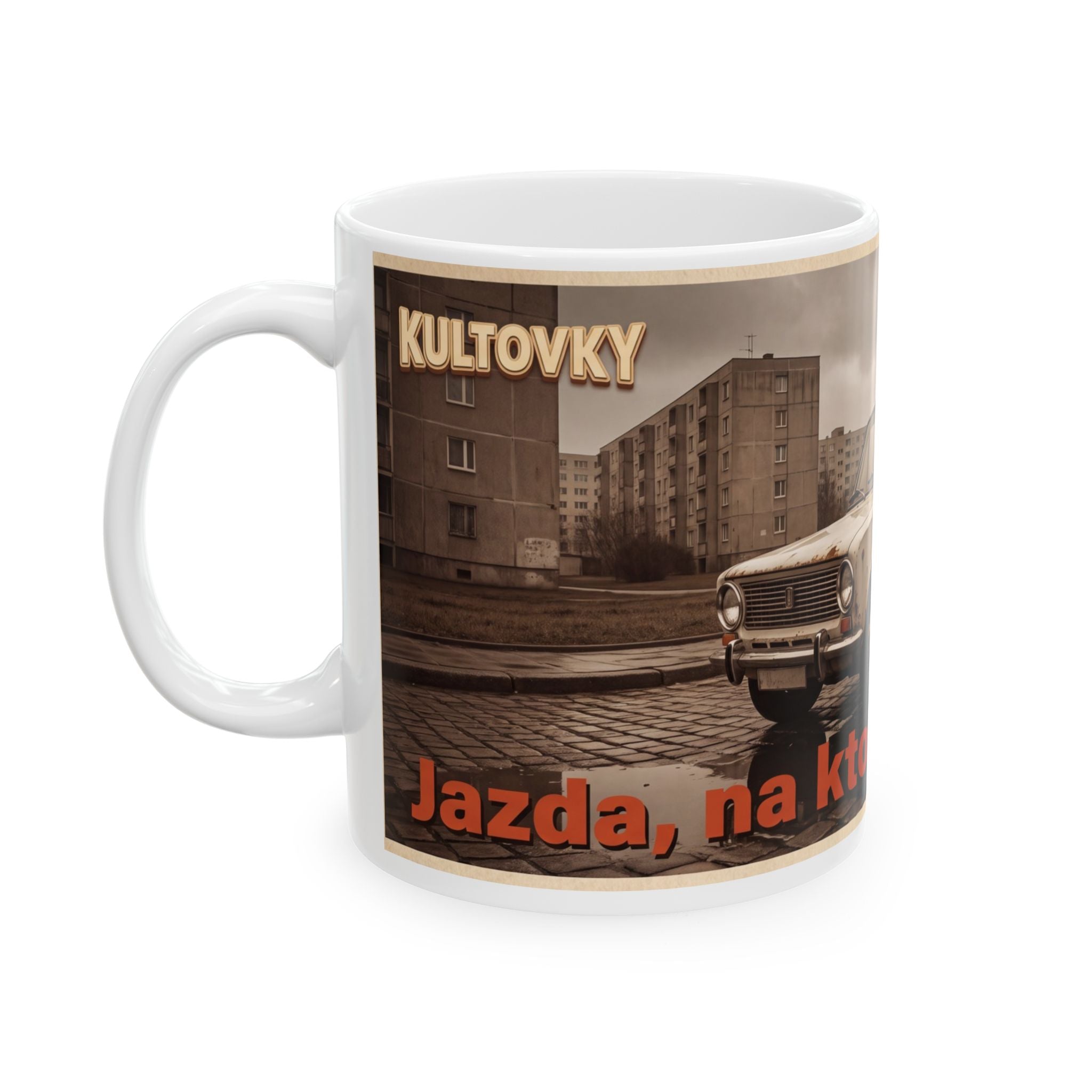 Kultovky: Jazda, na ktorú sa nezabúda (Lada 2105) — Retro keramický hrnček