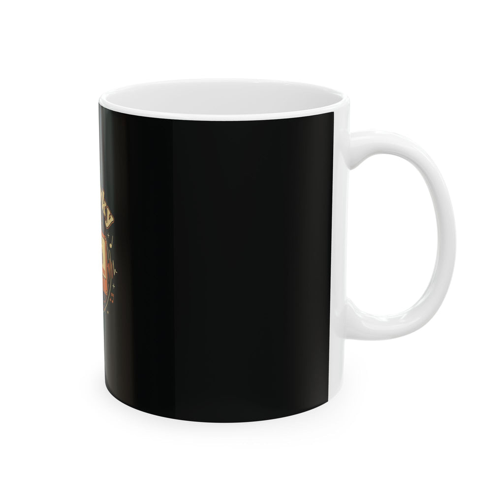 Kultovky Retro Hrnček s Kazetou — Keramický Hrnček pre Milovníkov Hudby (11oz/15oz)