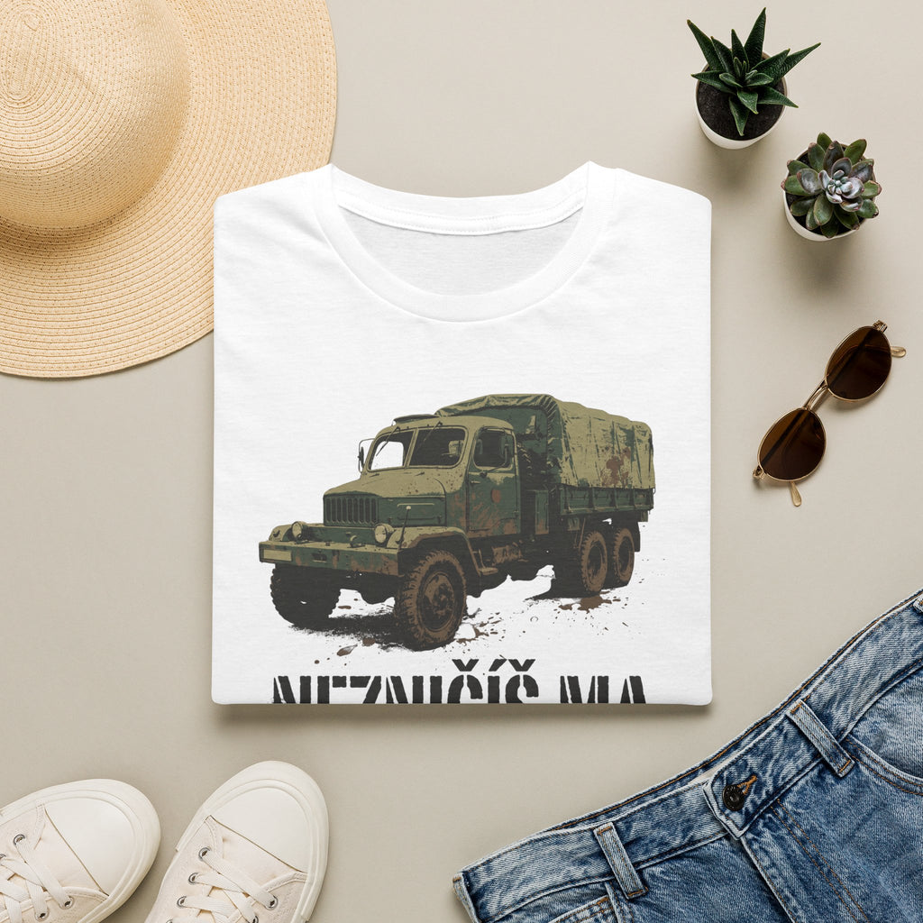 Nezničíš ma — Retro vojenské tričko