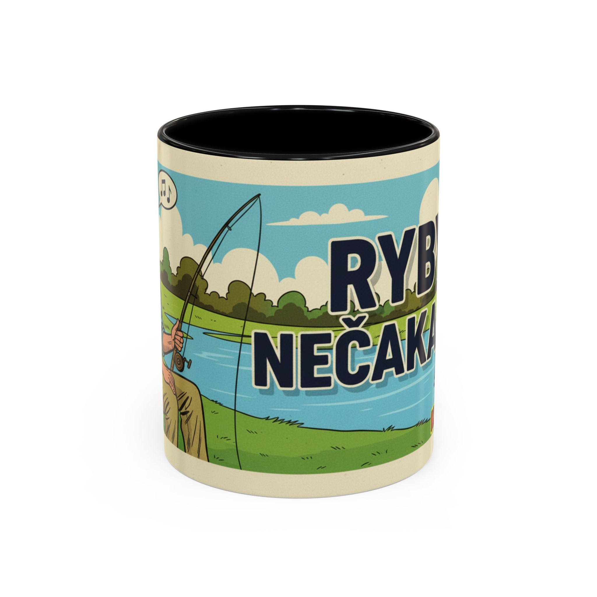 Kultovky: Ryby nečakajú — Retro keramický hrnček