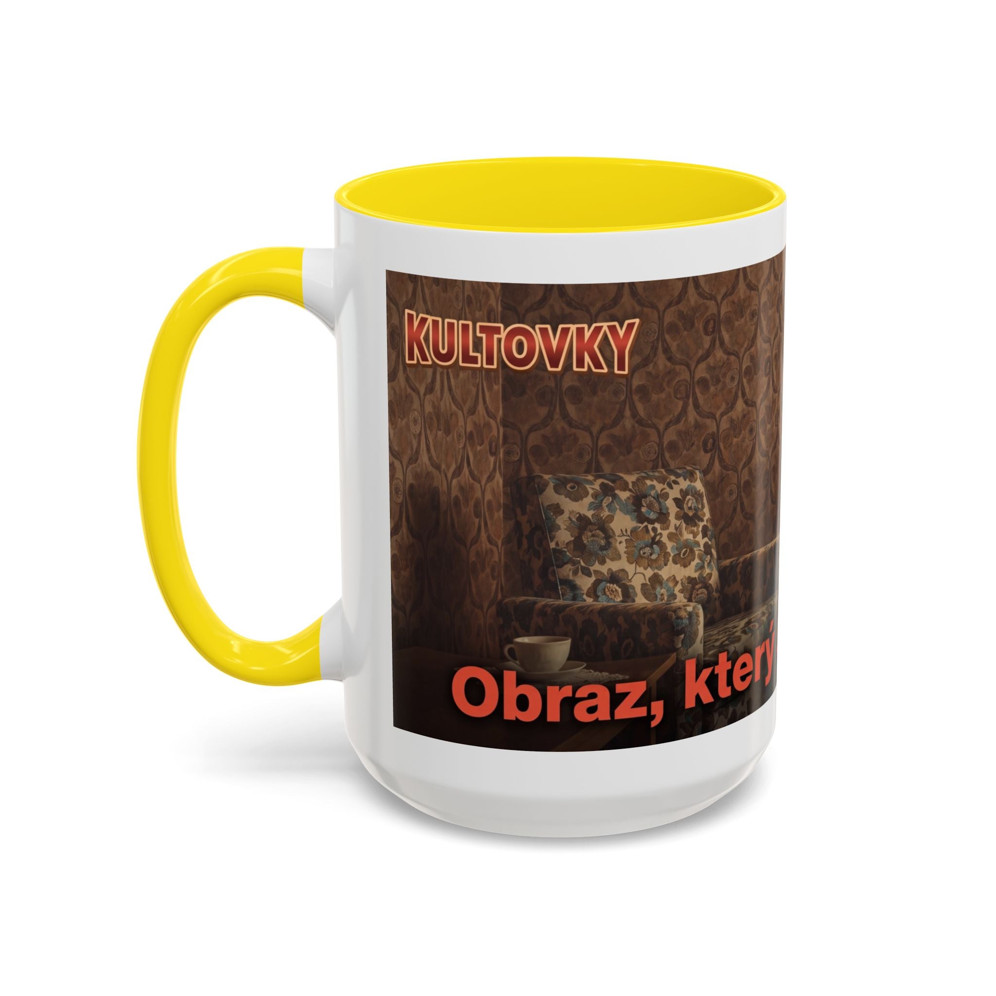 Kultovky: Obraz, který spojoval rodiny (Tesla) — Retro keramický hrnek