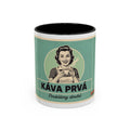 Kultovky: Káva prvá — Retro keramický hrnček