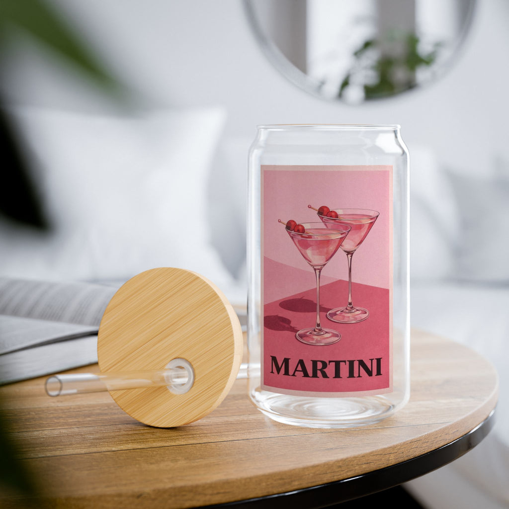 Kultovky: Martini Glass Sipper – Dvojstenný pohár 473 ml so slamkou