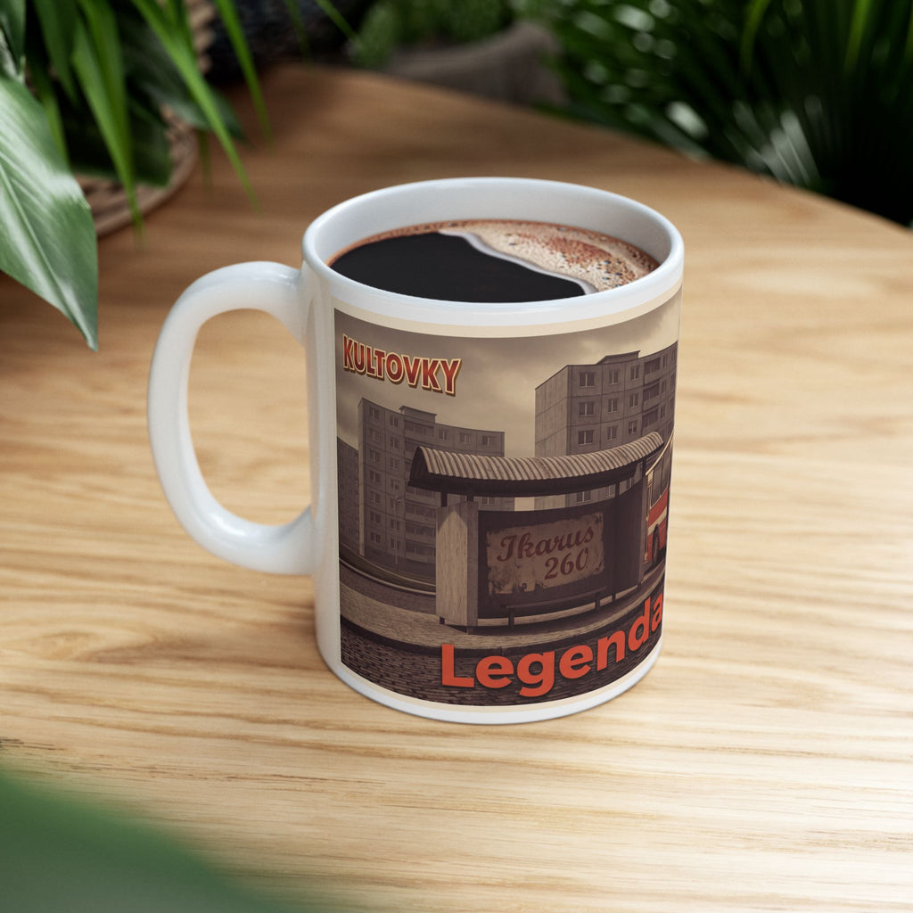 Kultovky: Legenda na kolech (Ikarus 260) — Retro keramický hrnček