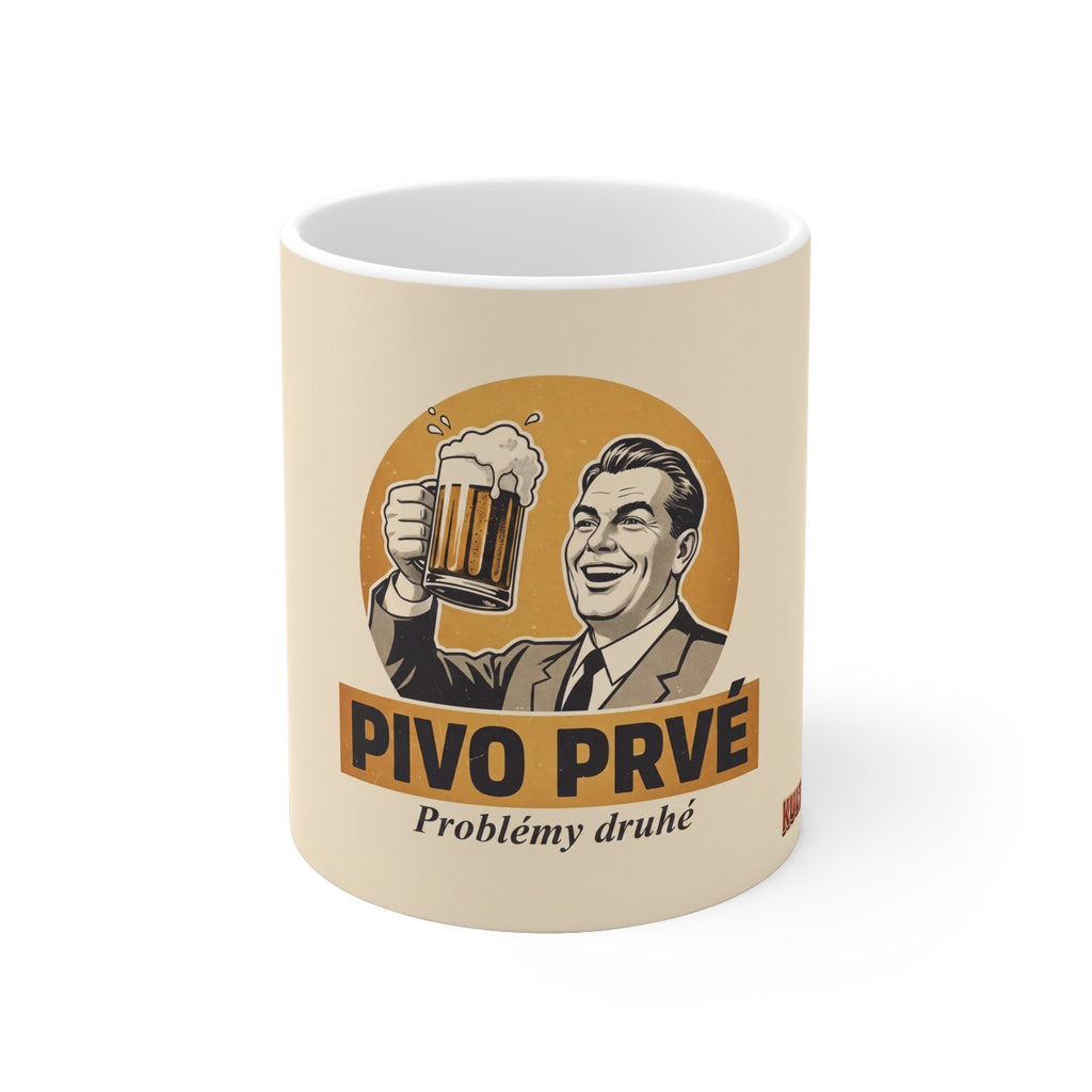 Kultovky: Pivo prvé — Retro keramický hrnček