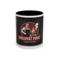 Kultovky: Grilovať prvé — Retro keramický hrnček