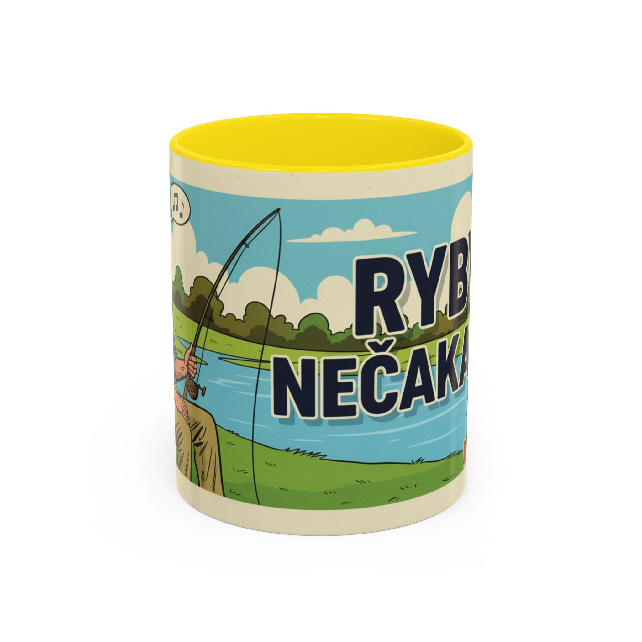 Kultovky: Ryby nečakajú — Retro keramický hrnček