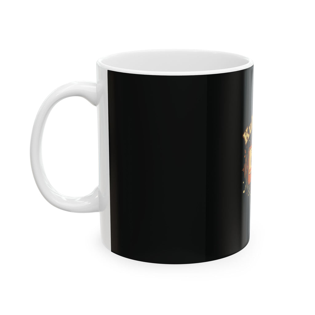 Kultovky Retro Hrnček s Kazetou — Keramický Hrnček pre Milovníkov Hudby (11oz/15oz)