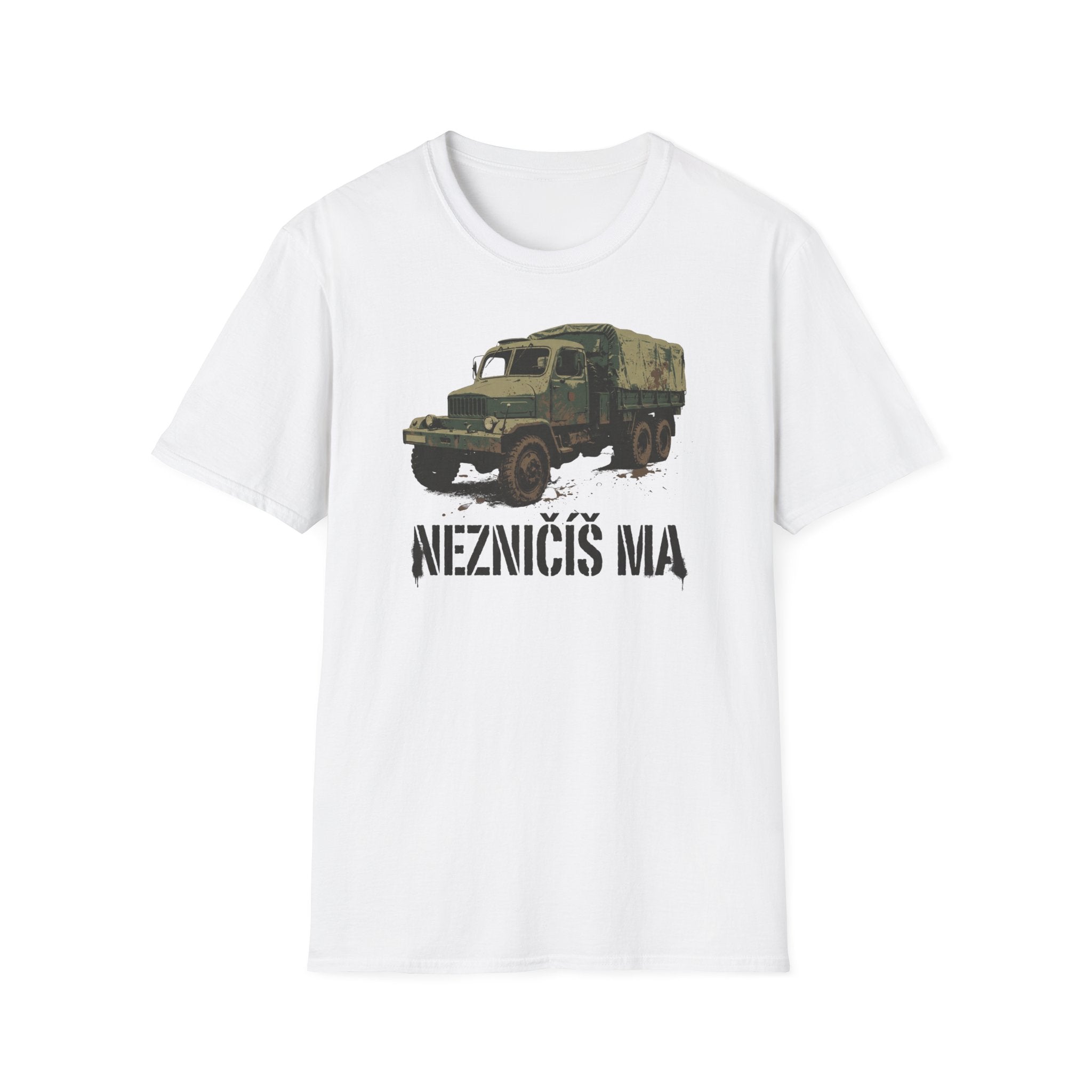 Nezničíš ma — Retro vojenské tričko