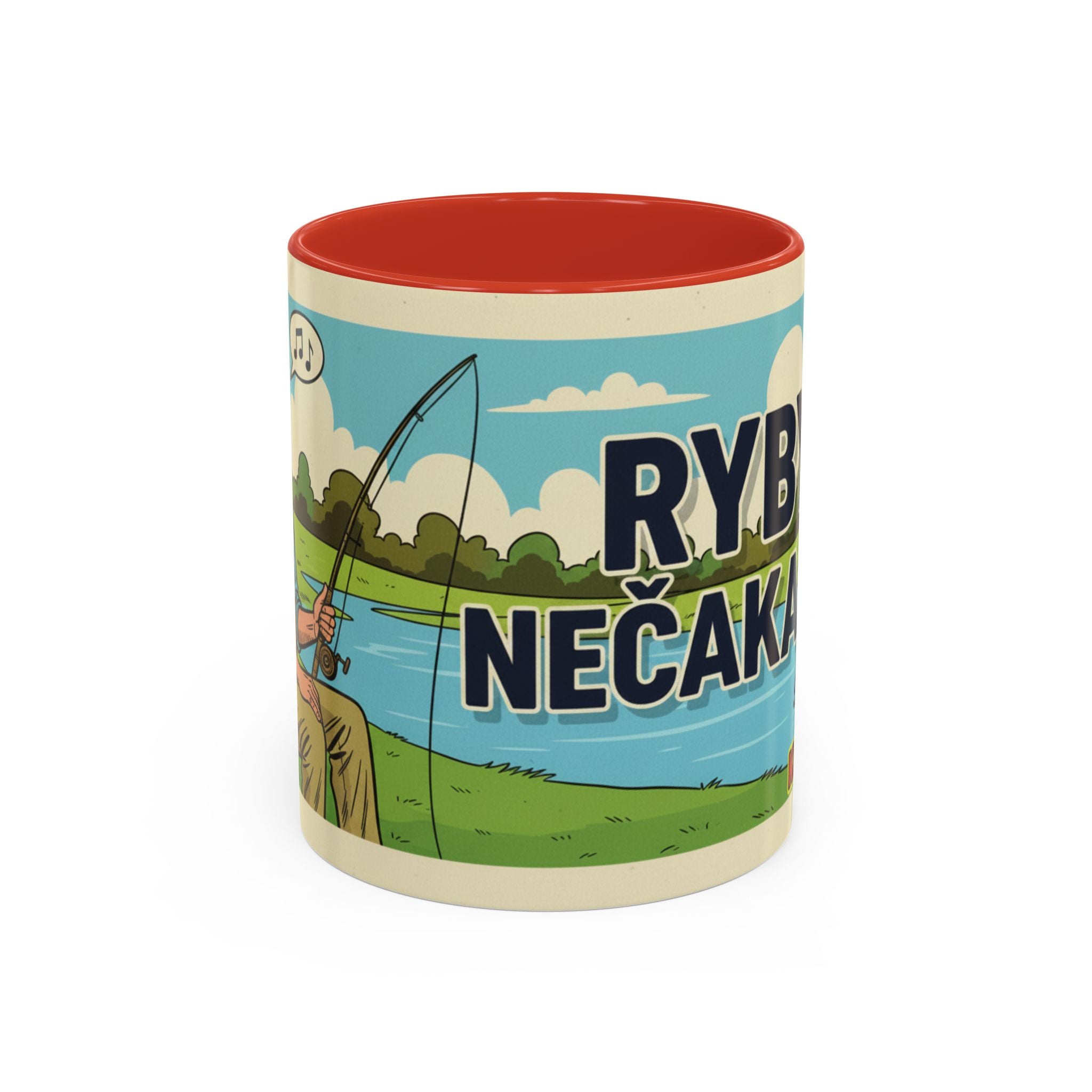 Kultovky: Ryby nečakajú — Retro keramický hrnček