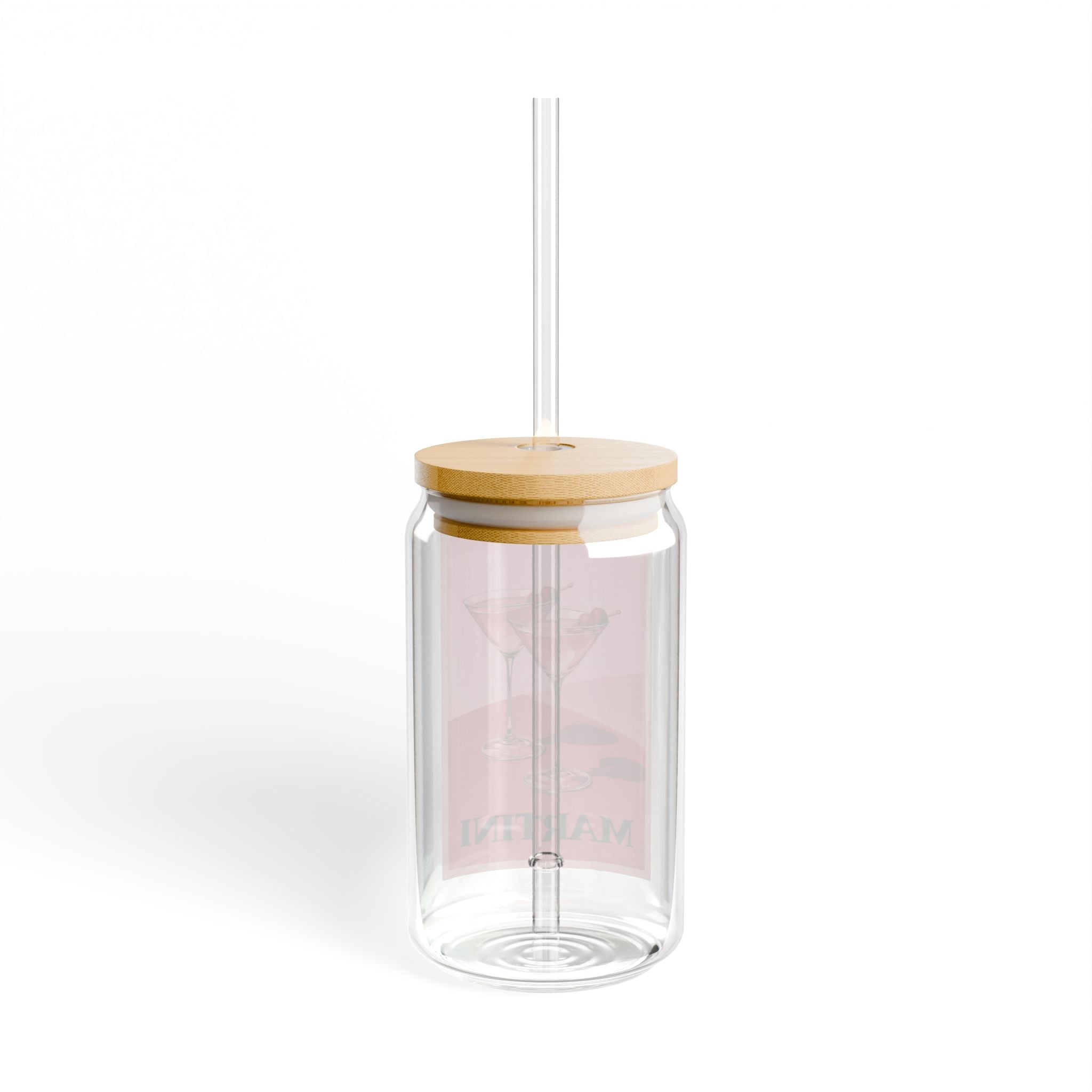 Kultovky: Martini Glass Sipper – Dvojstenný pohár 473 ml so slamkou